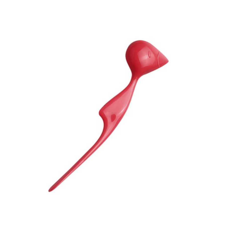 Colher United Pets em formato de Quetzal Vermelho para Alimentos Úmidos