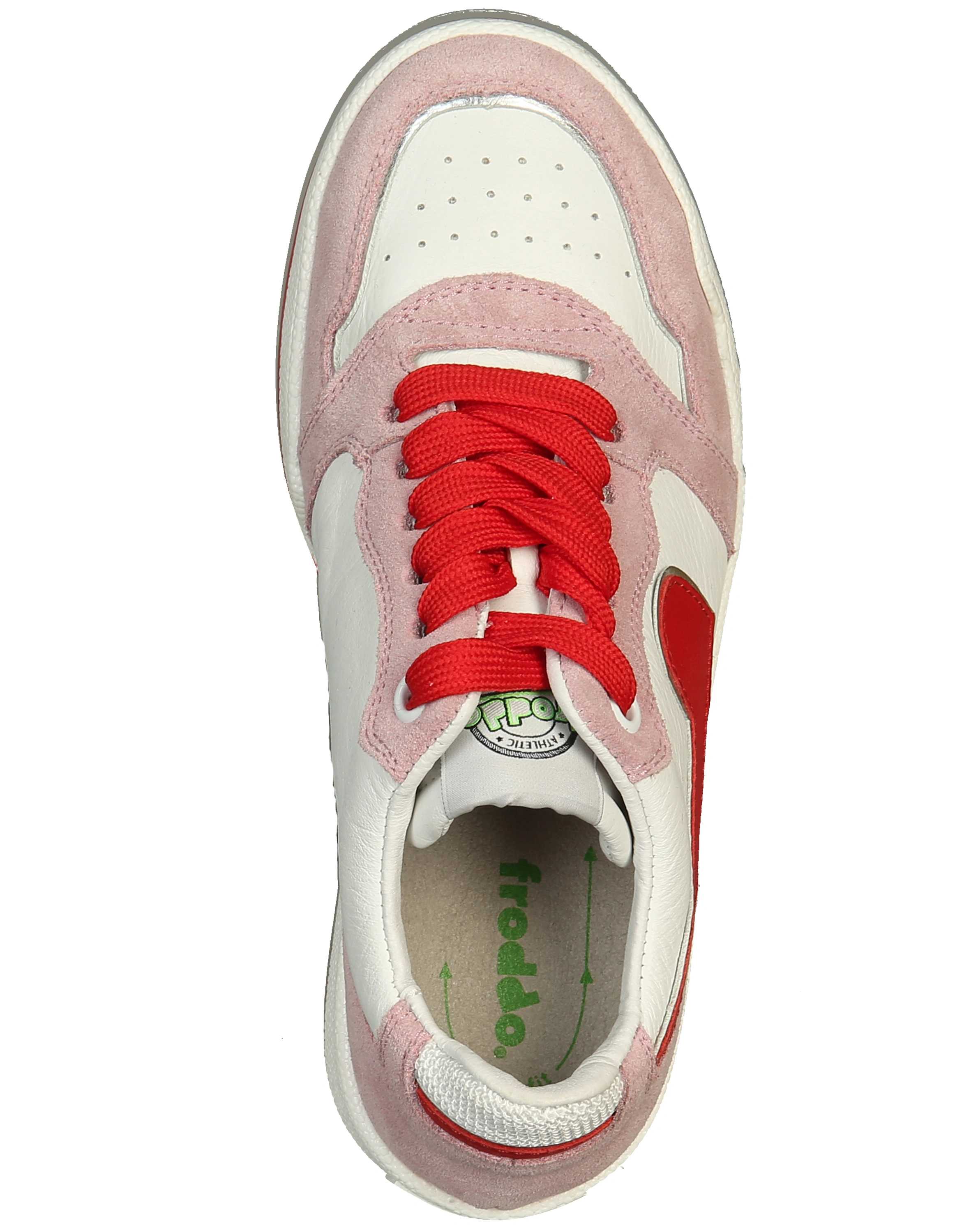 Sneaker ATHLETIC LACE-UP LOW in white/pink