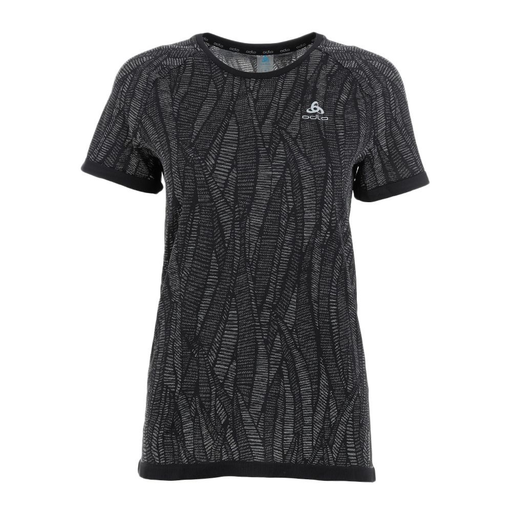 Odlo ZEROWEIGHT CERAMICOOL - Maillot Femme black/space dye