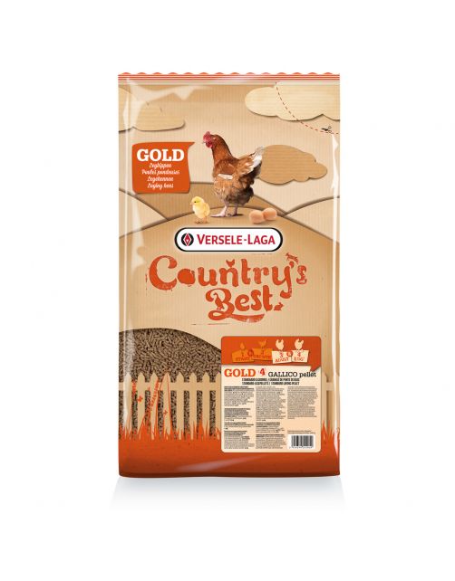 Versele-Laga Country`s Best Gold 4 Gallico Pelletlegkorrel - Kippenvoer