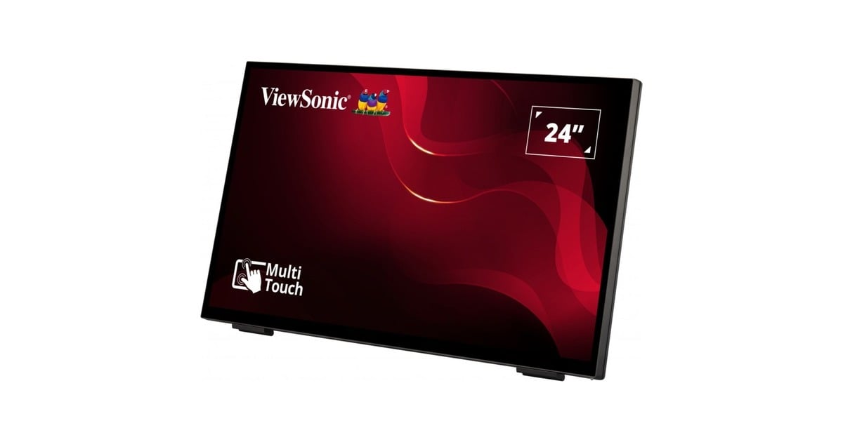 ViewSonicFrameless Touch monitor met 10-punts PCAP 24