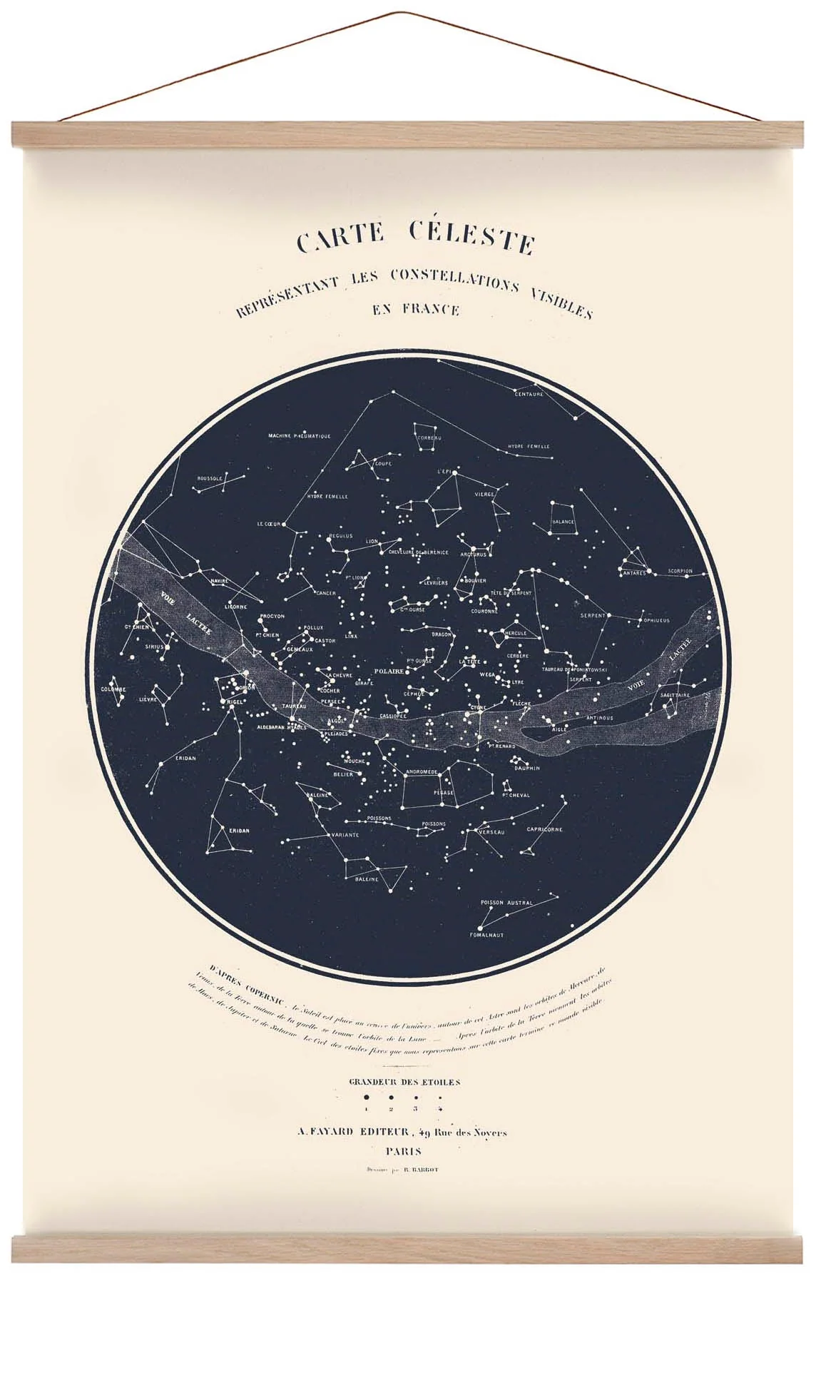 Carte Celeste Kunstdruck von Aster