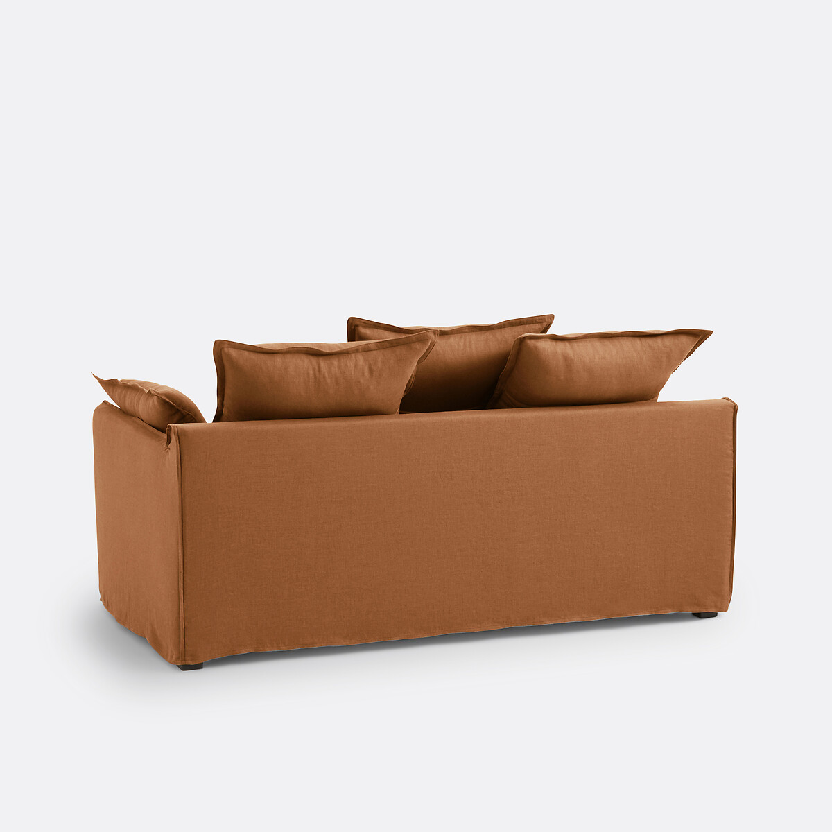 LA REDOUTE INTERIEURS<br>Slaapbank H14 cm, gekreukt linnen, Odna