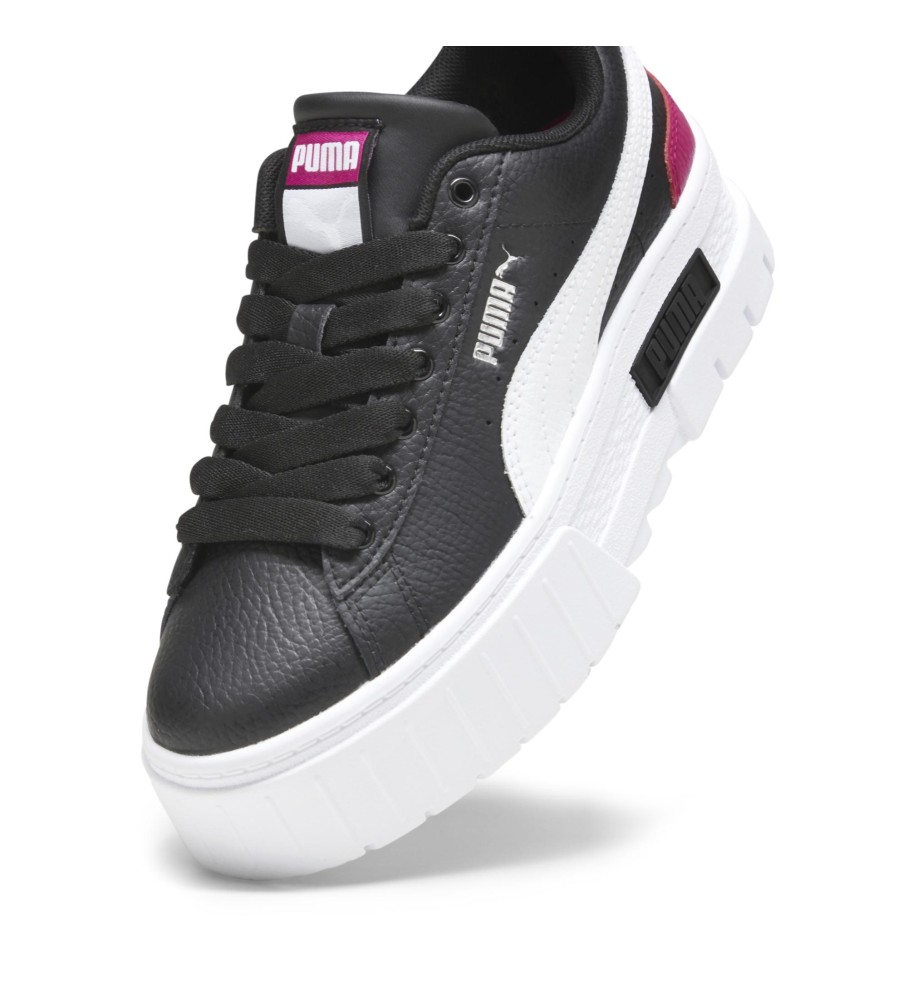 Tênis Puma Mayze Lth Jr preto