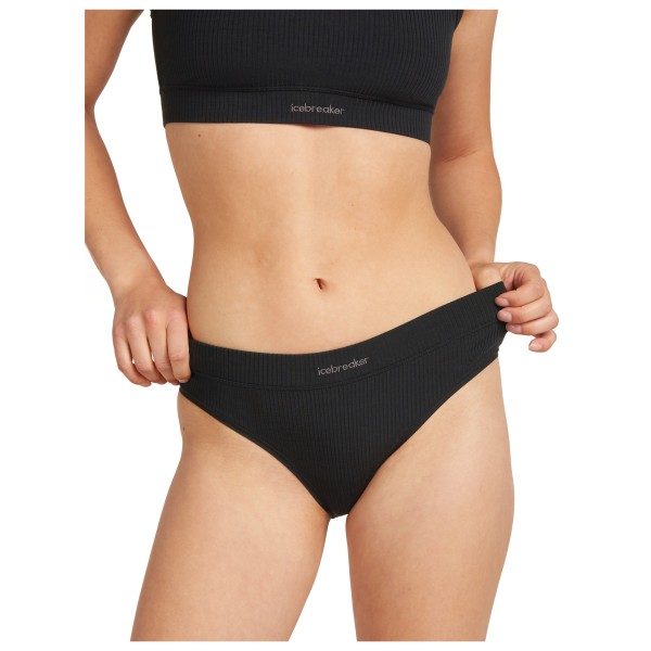 Icebreaker - Women's Merino Blend Rib Lotus Hipster - Sous-vêtement mérinos