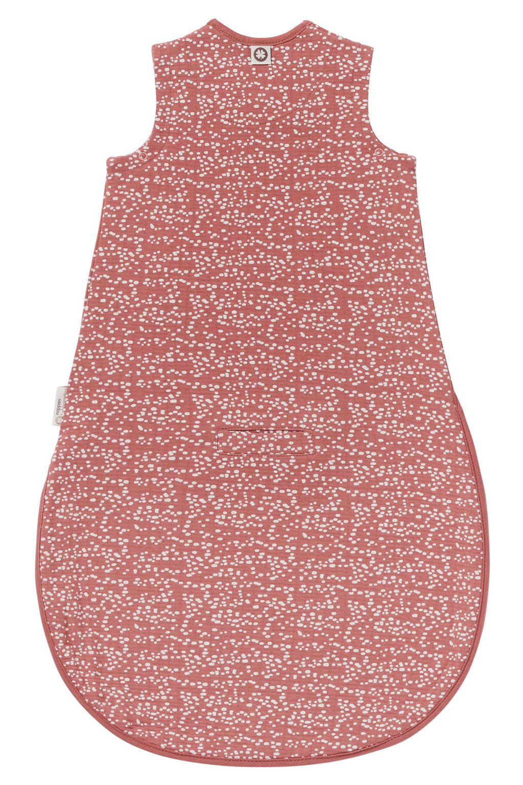 Fijn materiaal , smalle hals openingFancy Dot baby zomerslaapzak Brick Dust