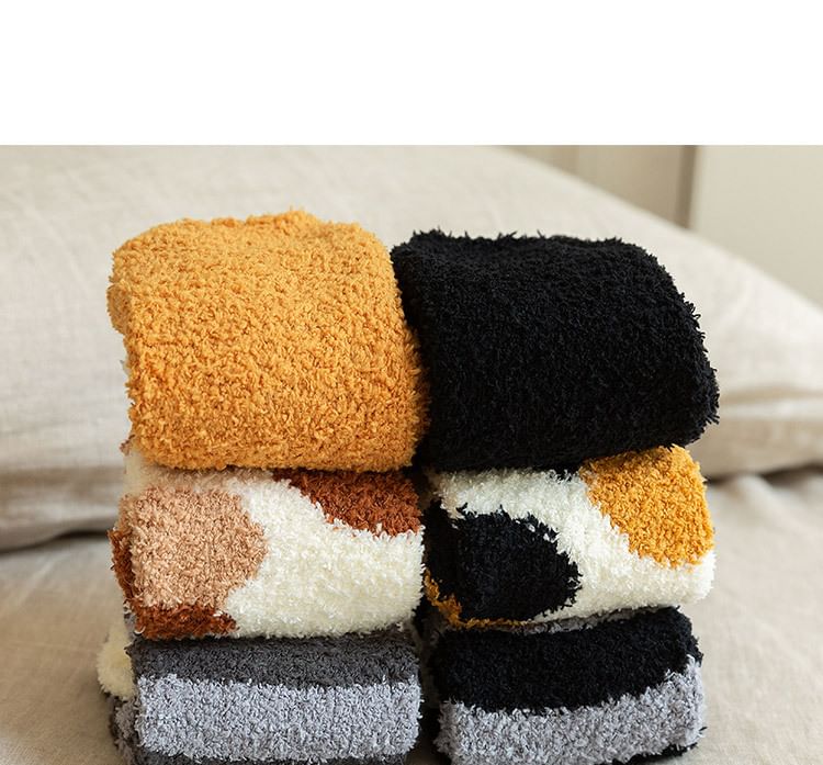Auroriola - Kattenpoot Fleece Sokken