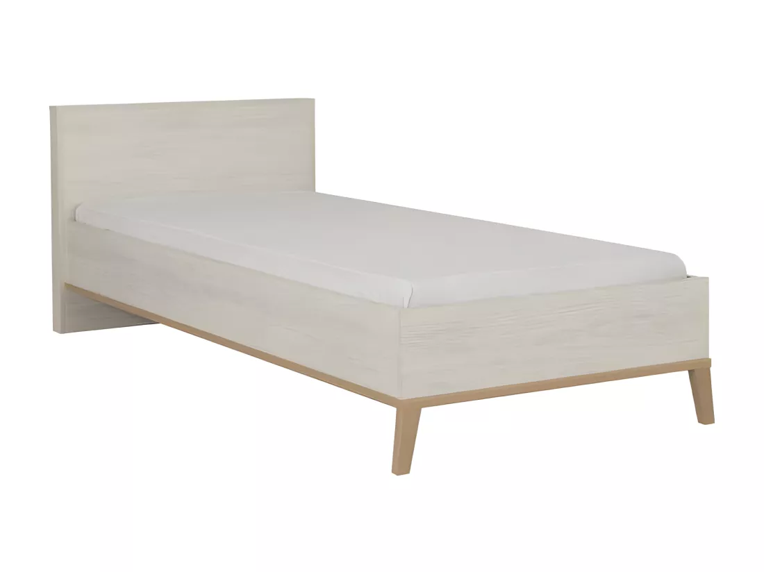 Chambre Enfant Complète (120*200) Bois blanchi - SOLVEIG