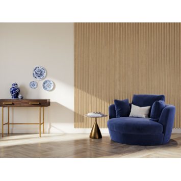 Lattenwand Decowall Acoustic Ellips ton sur ton natuur eiken 260x30cm, 2 stuks (1.56m²)