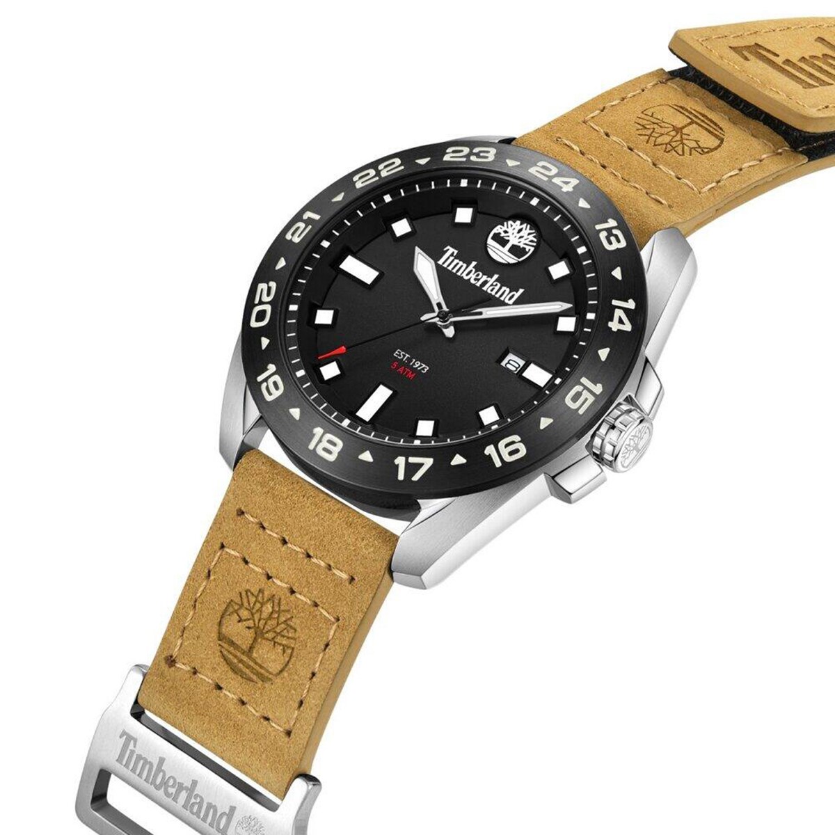Montre Timberland Carrigan cuir beige