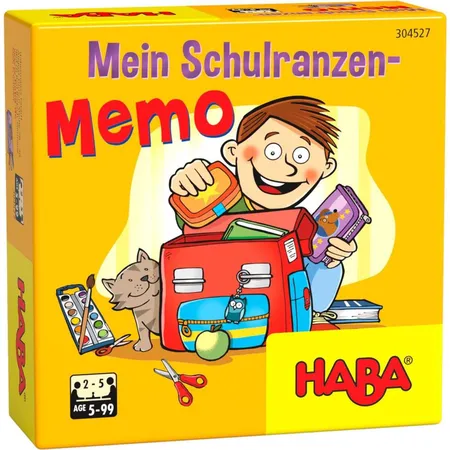 HABA 304527 Mein Schulranzen-Memo