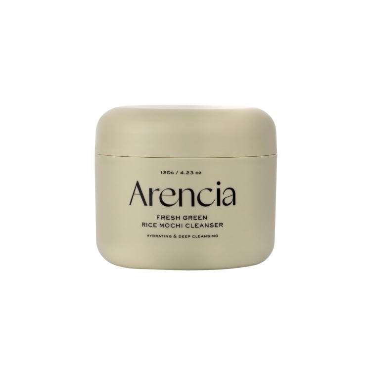 Arencia Fresh Green Rice Mochi Cleanser Feuchtigkeitsspendende und reinigende Gesichtswaschpaste 120 g