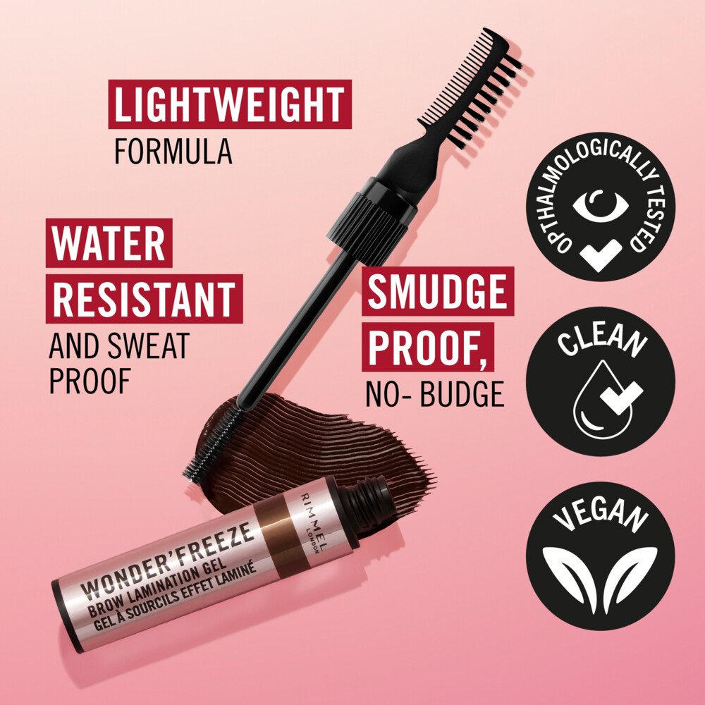 Rimmel Wonder'Freeze Lamination Wenkbrauwgel 004 Deep Brown6 gr