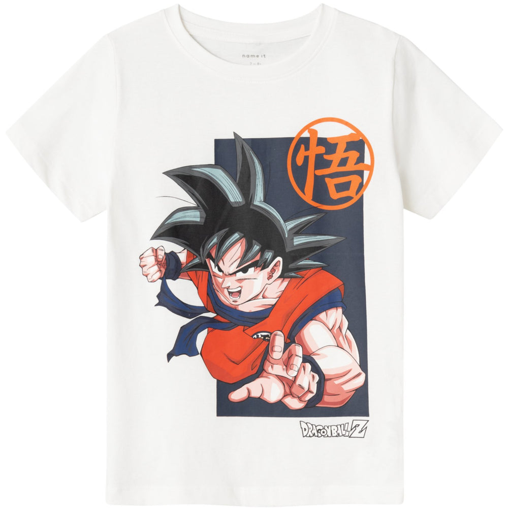 Køb Name It Bright White Jimmo Dragonball T-Shirt Noos