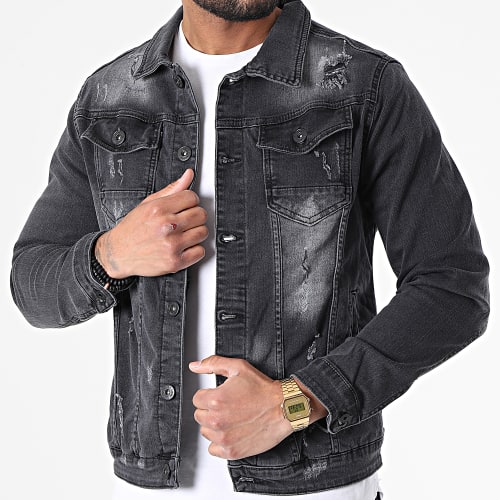 Veste Jean GJ3019 Gris Anthracite