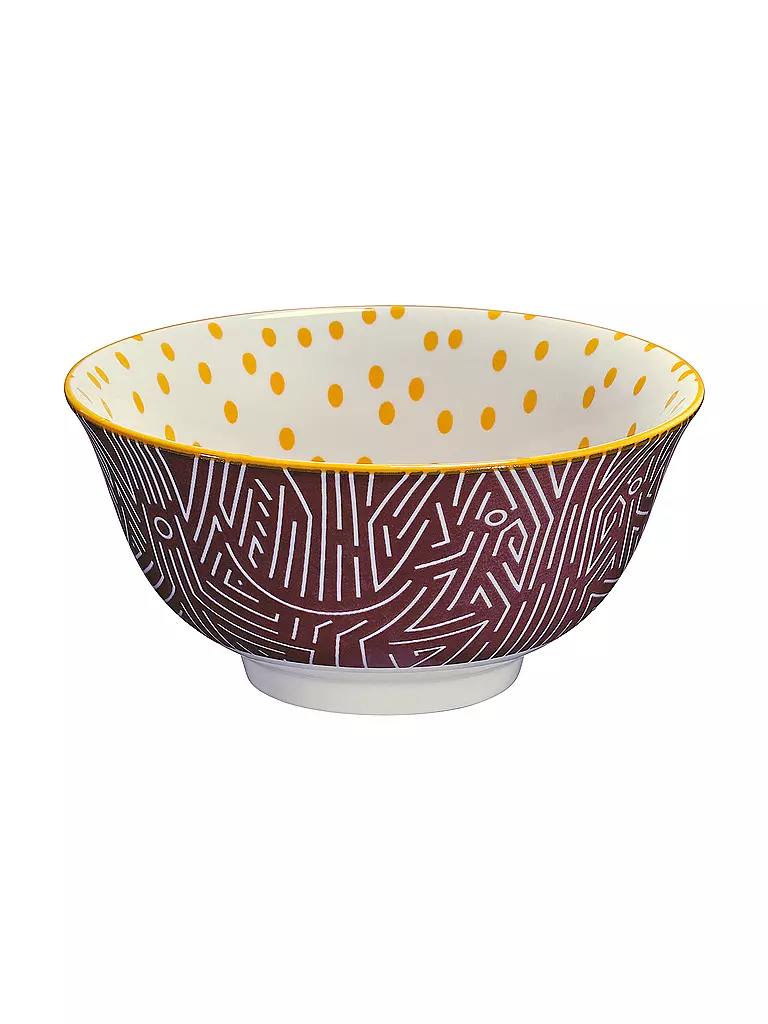 CILIO Dessertschale - Bowl AMICI 15,5cm Linien bunt