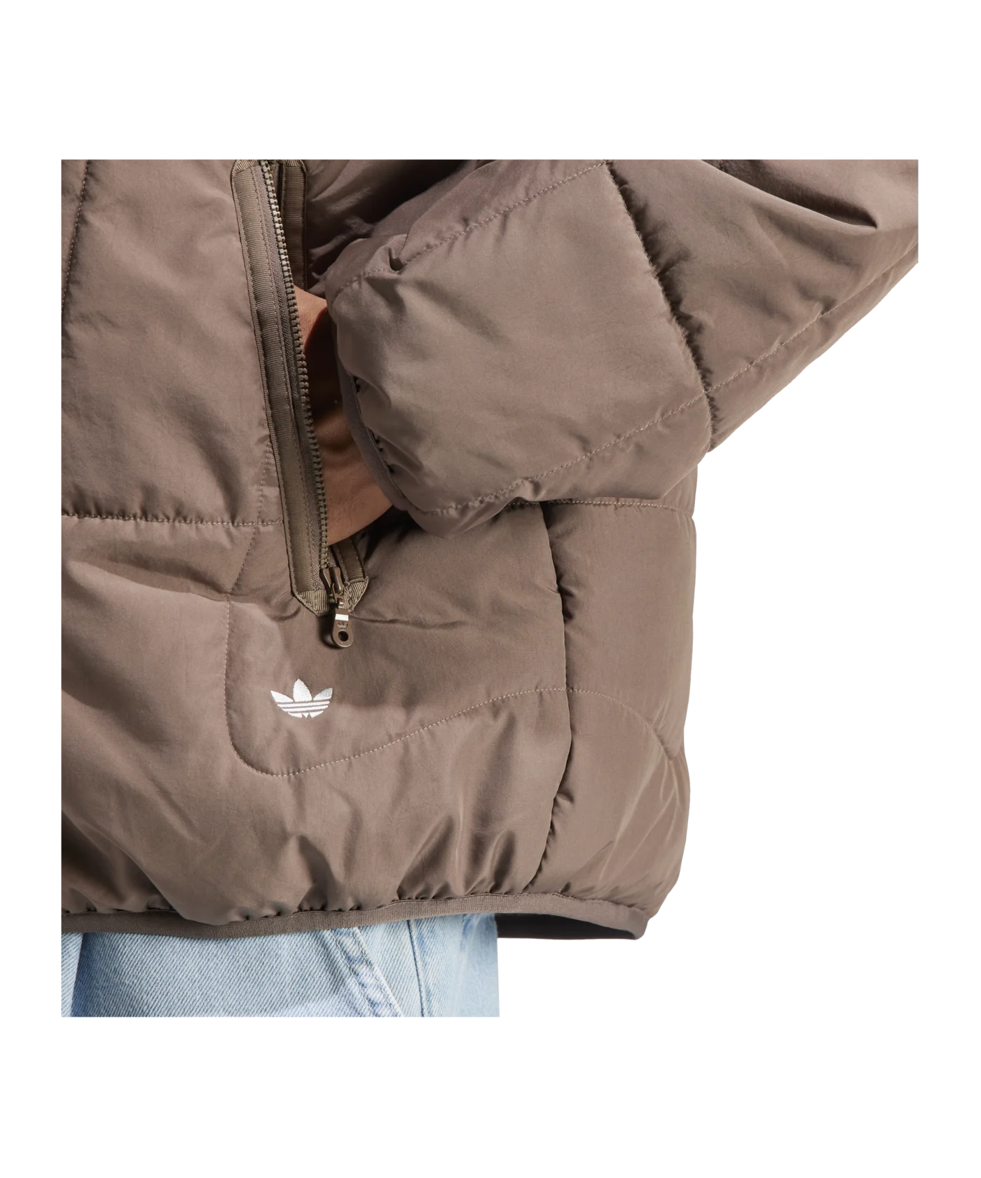adidas Originals ADV Puff Insulated Jacke Braun