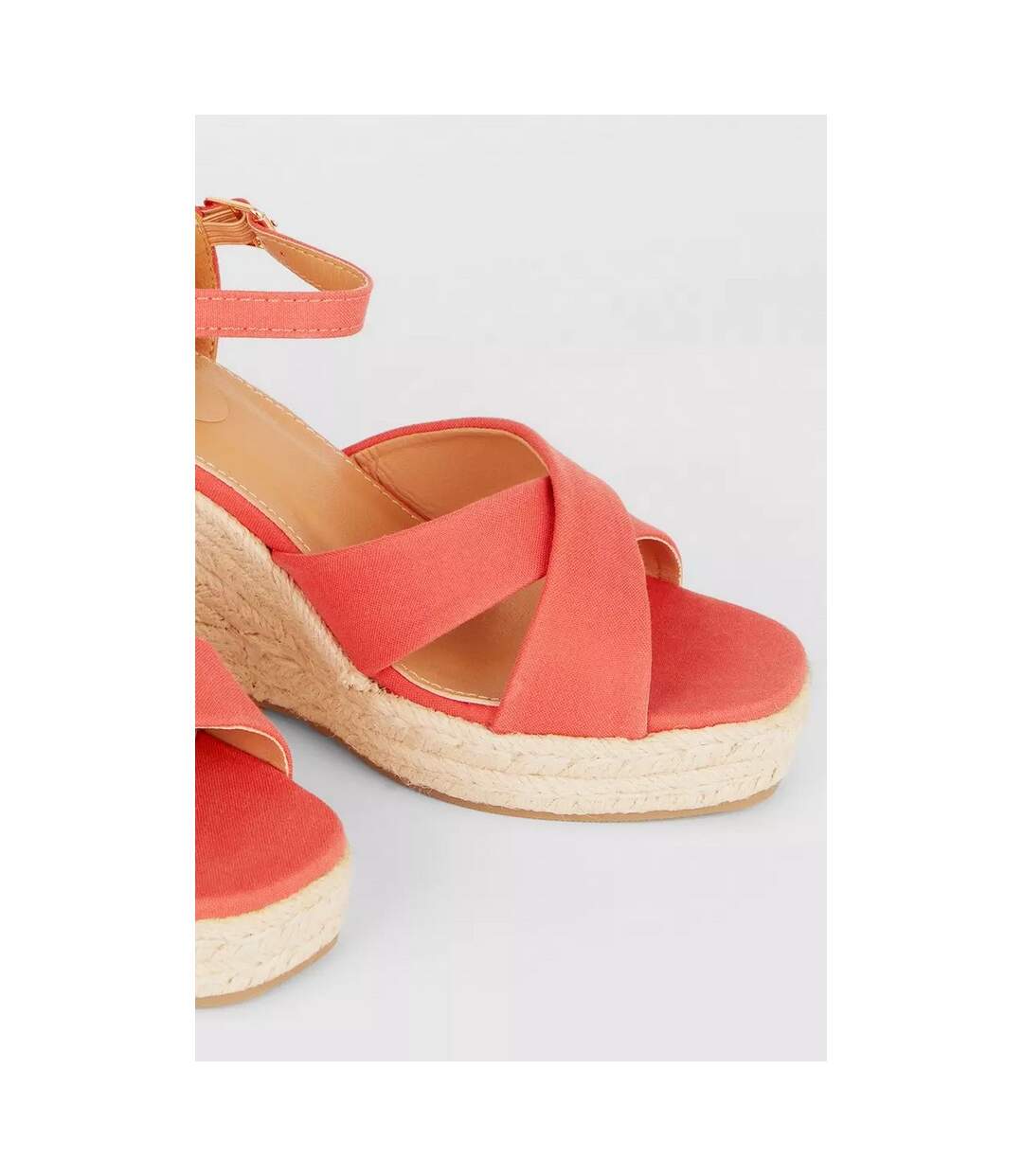 Dorothy Perkins - Chaussures à talon compensé ROMA - Femme (Rouge) - UTDP2448