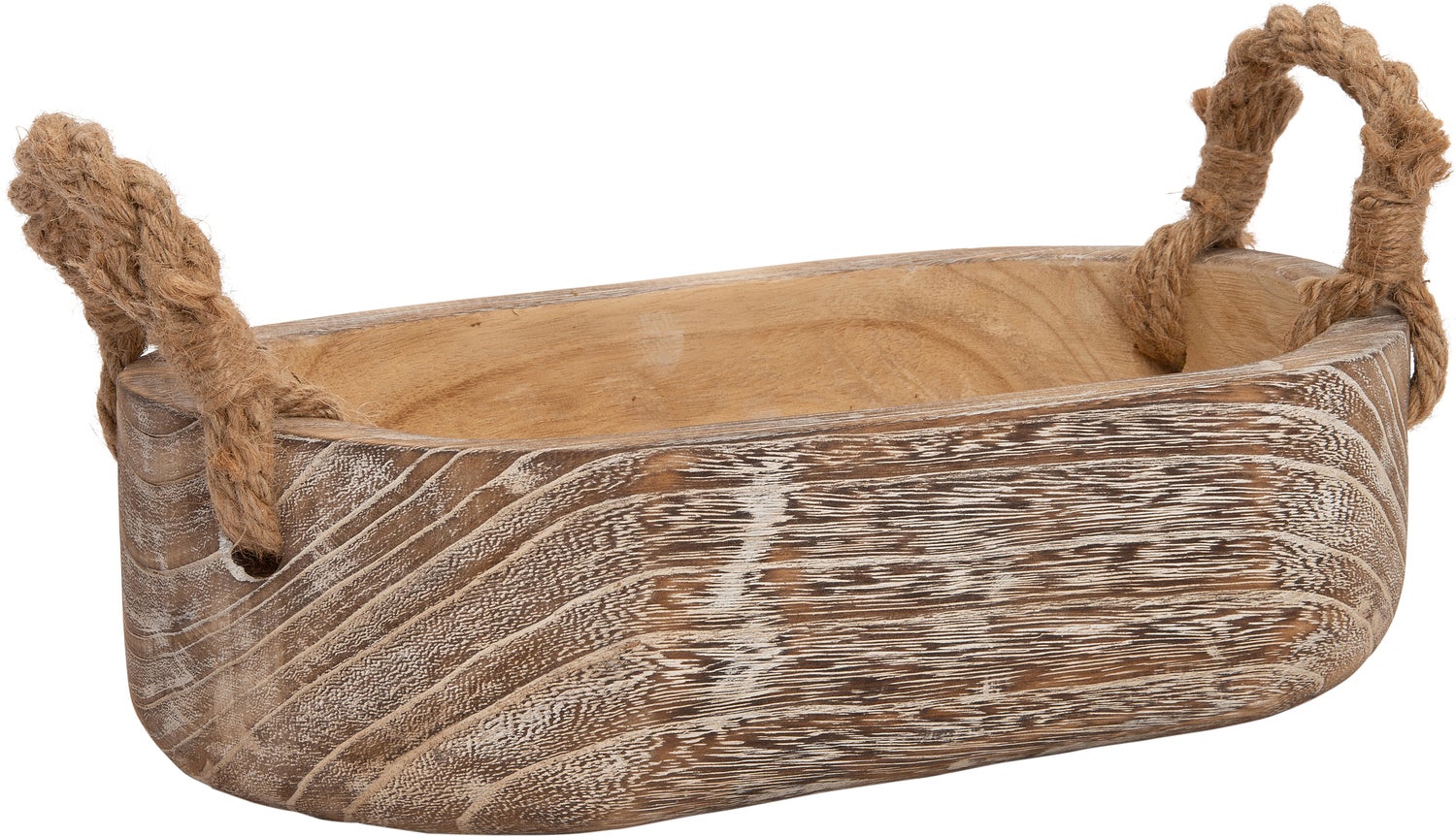 Intratuin decoratieschaal Ban naturel 37 x 22 x 11 cm