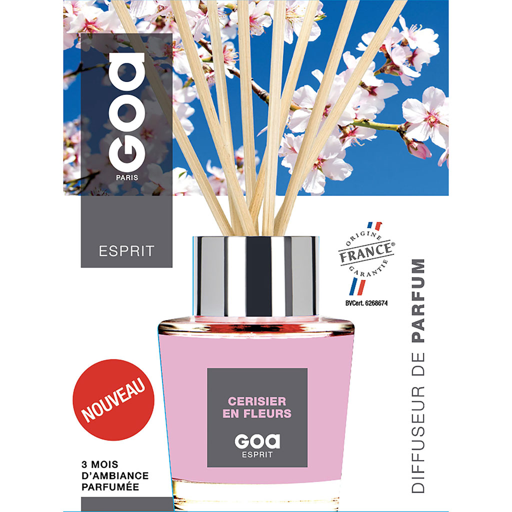 Diffuseur de parfum cerisier en fleurs 200ml - GOA