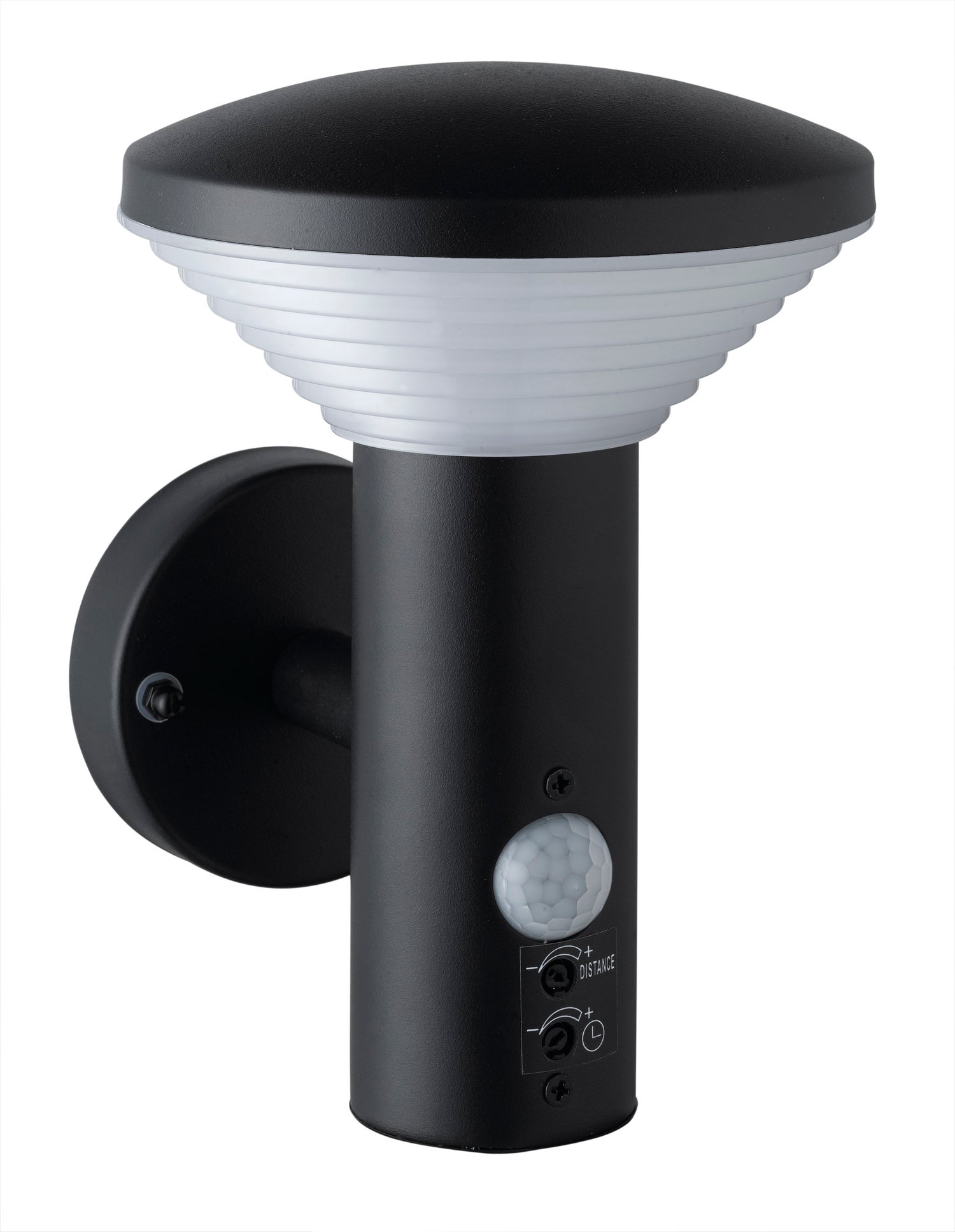 Intratuin wandlamp Neva sensor zwart 14,8 x 13,2 x 18,3 cm