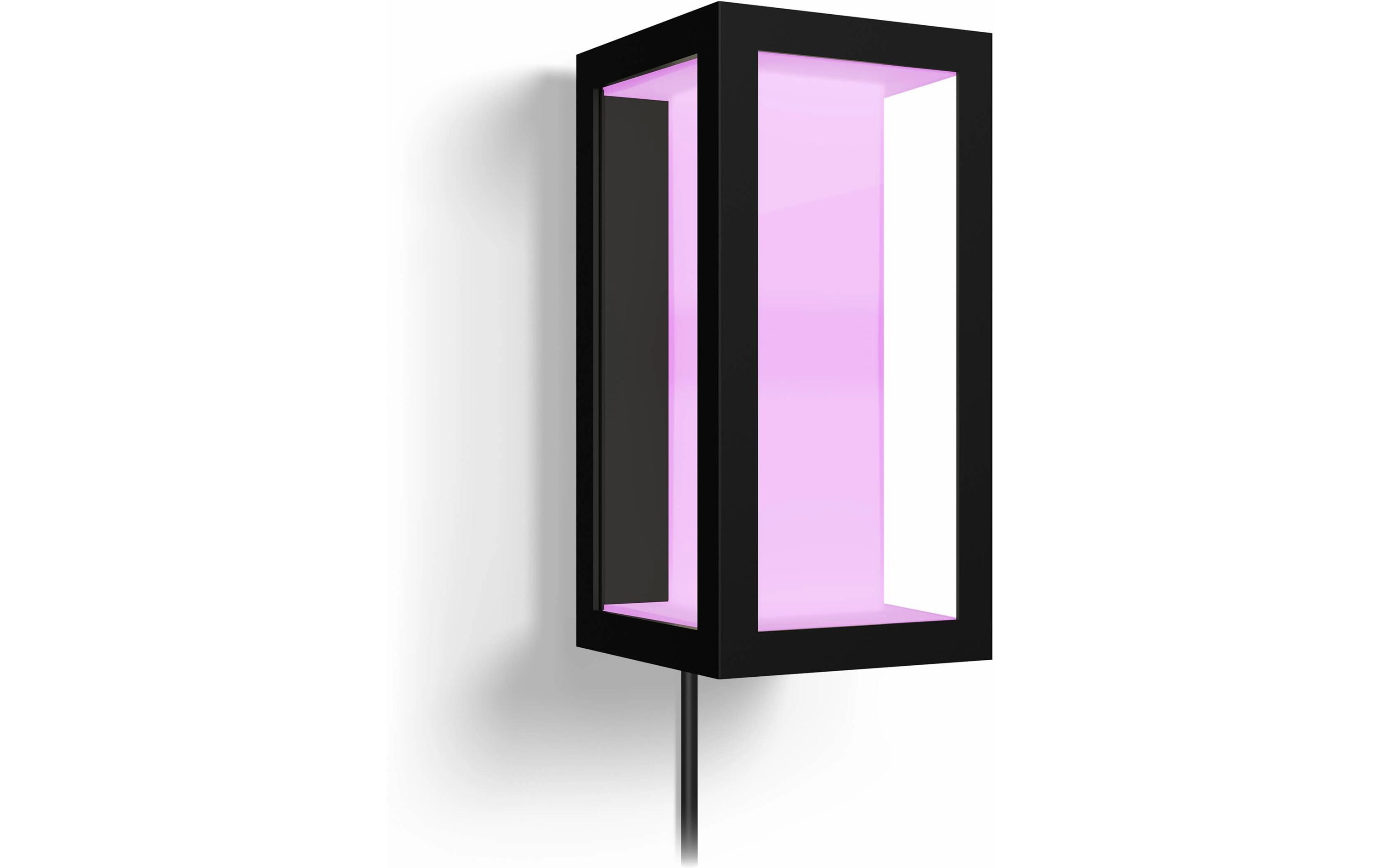 White & Color Ambiance Outdoor Impress Wandl. schwarz NV<br>Aussenleuchte Impress Hue WACA LV EU