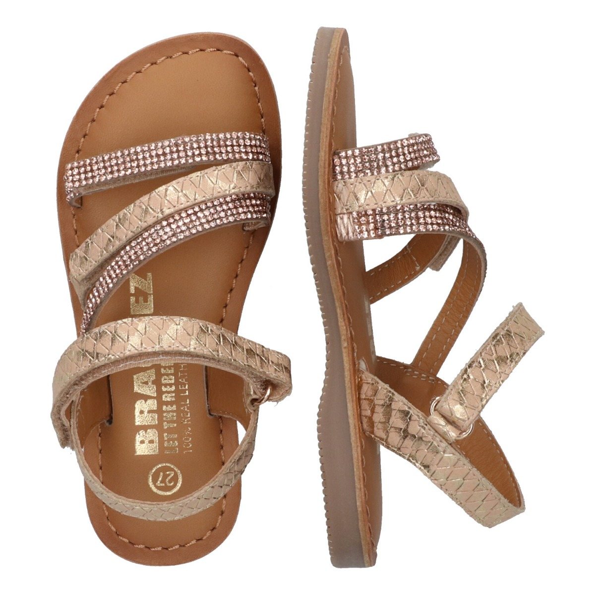Cassy Call - Sandalen Braqeez Roze