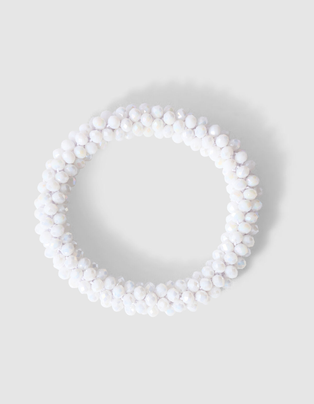 Beaded Armband Wit