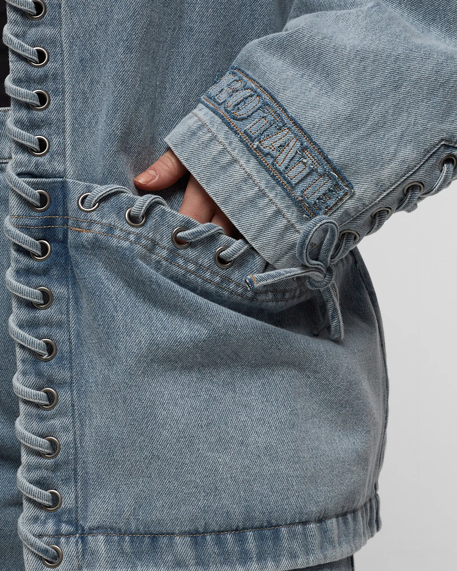 ROTATE Birger Christensen Denim Oversized Jacket