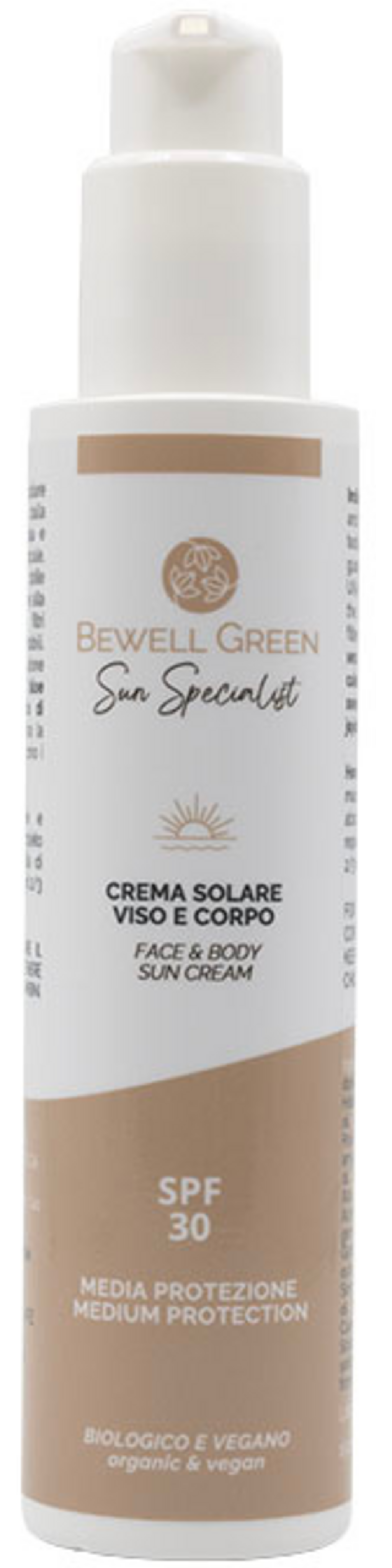 BeWell Green  Sun Specialist Face & Body Sun Cream SPF 30, 150 ml