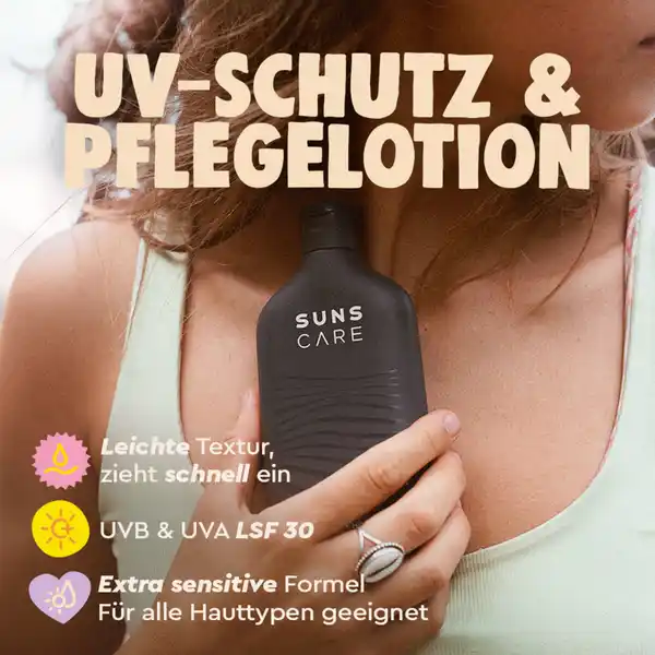 Sensitiv Sonnencreme Black Sand LSF 30