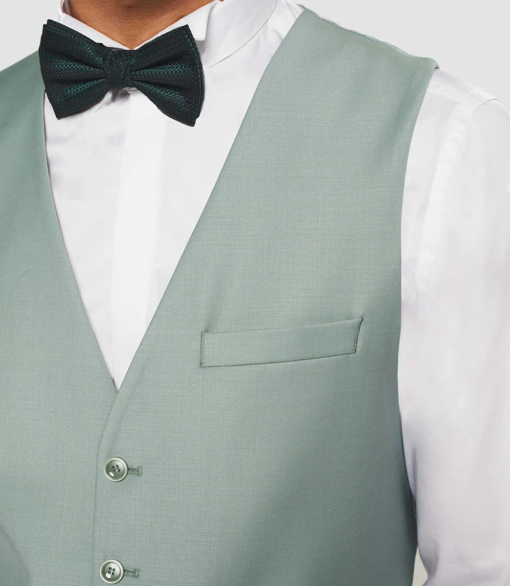 Gilet de costume vert nil 