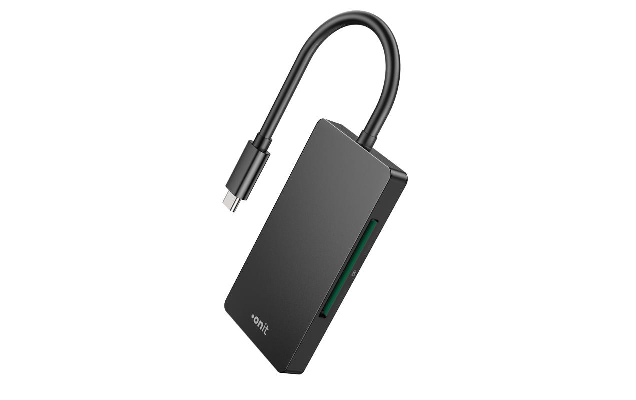Card Reader Extern USB-C 3-in-1Speicherkartenleser mit drei Slots