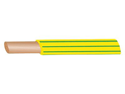 Fil électrique H07VR 16 mm² Nexans vert/jaune vendu au mètre linéaire