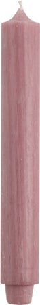 Rustik Lys dinerkaars roze 21 uur D 3,2 H 30 cm