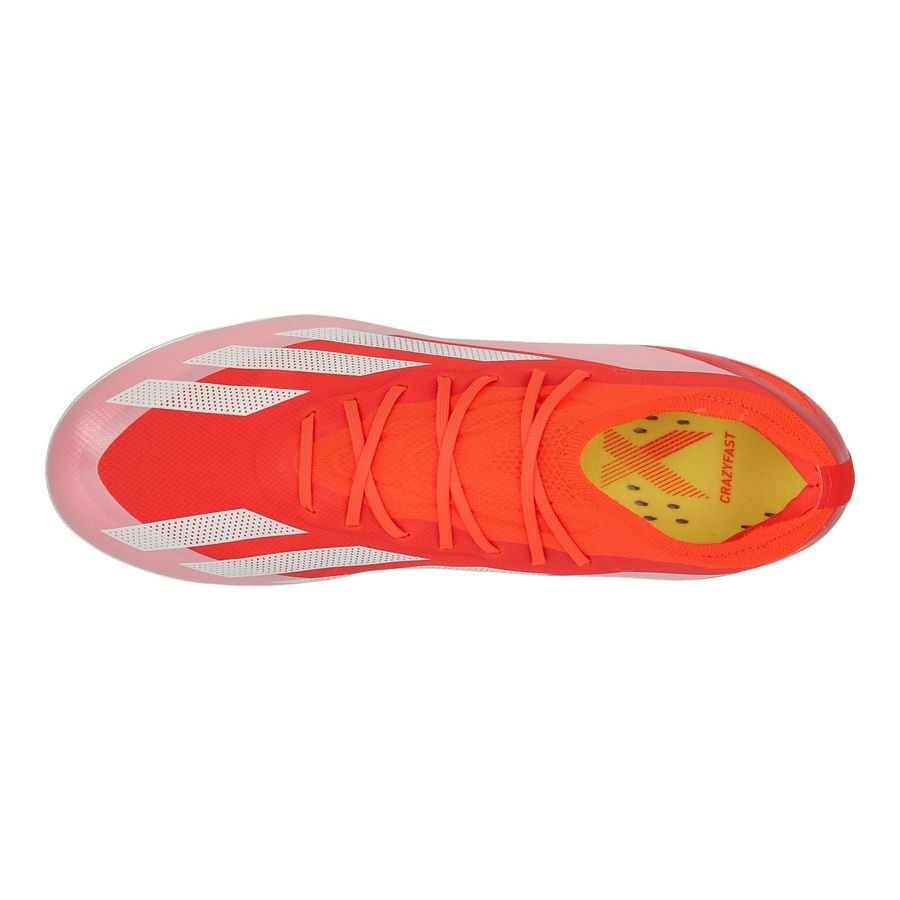 adidas X Crazyfast Elite 2G/3G AG Energy Citrus - Rouge/Blanc/Jaune