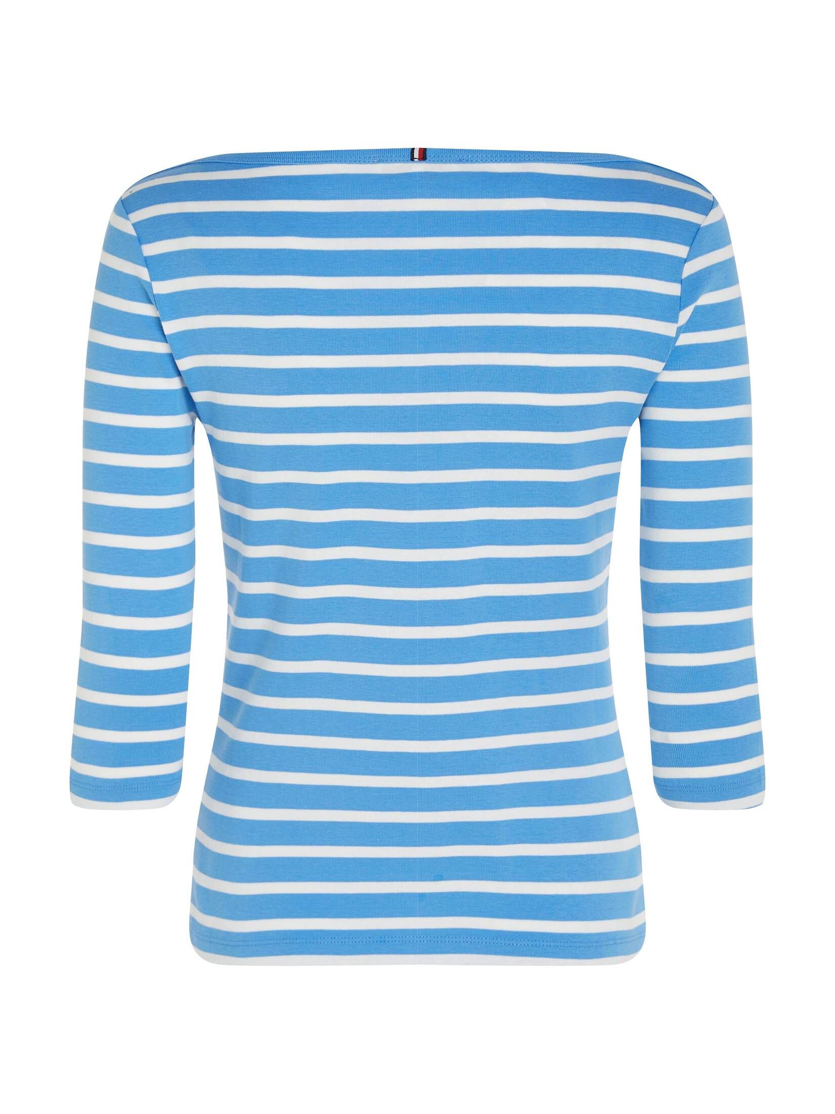 Tommy Hilfiger| Damen T-Shirt mit U-Boot-Ausschnitt  3/4-Arm