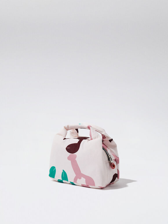 Colar de nylon estampado - Branco