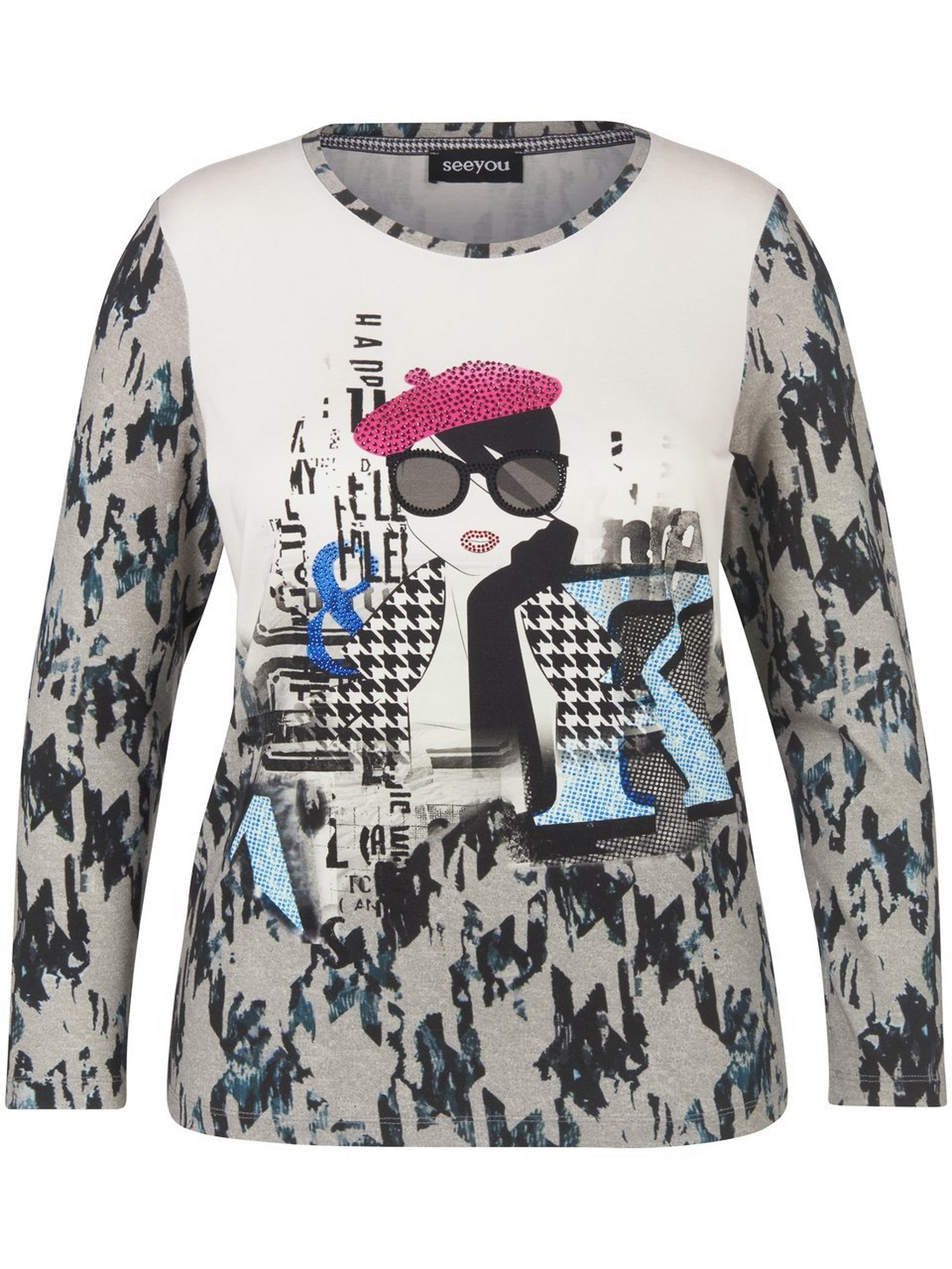 Rundhals-Shirt