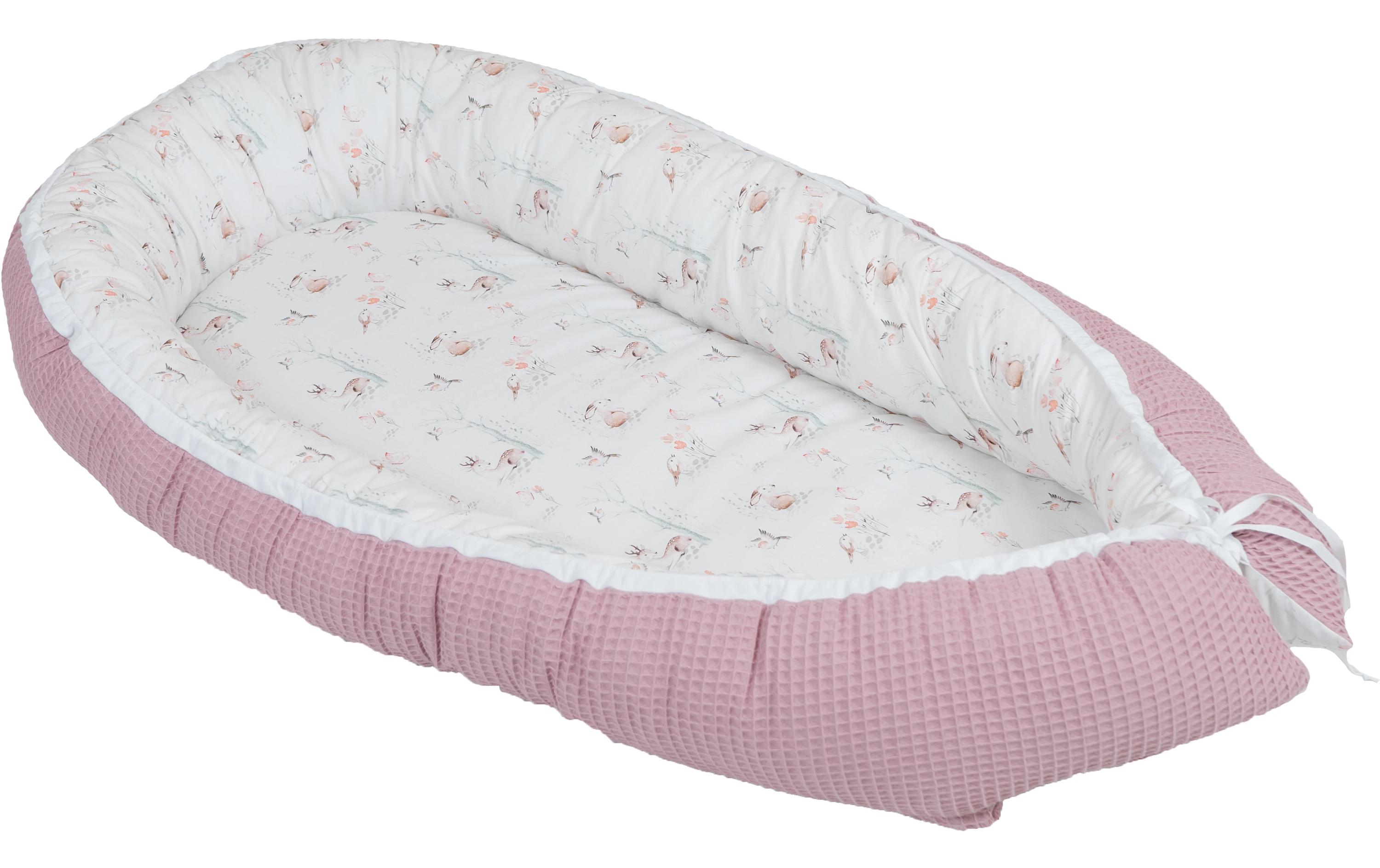 Babynest Märchenwald 55 x 95 cmKuschelnest für Schutz und Geborgenheit