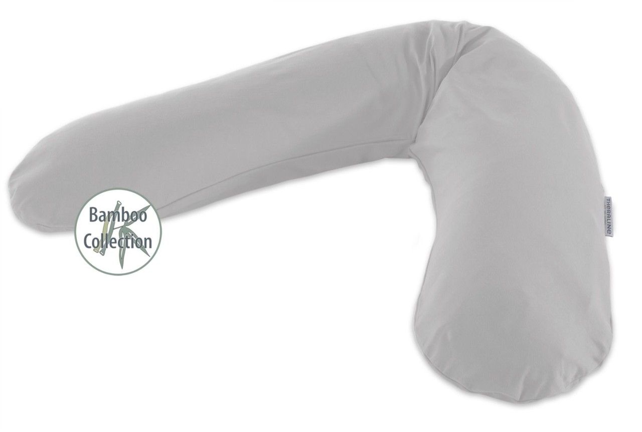 Theraline Bezug für Original Stillkissen Bamboo Grau