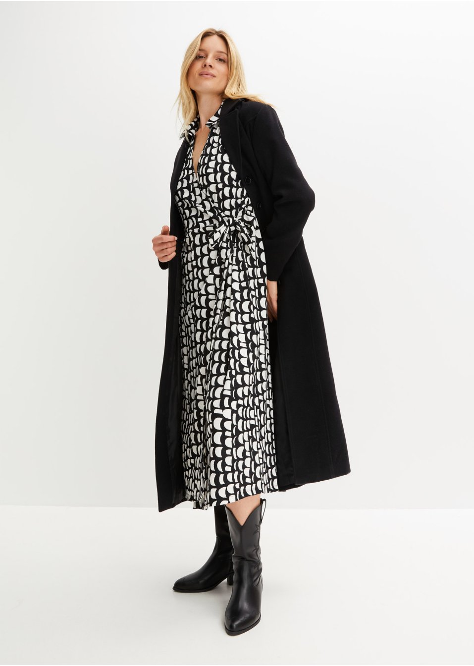 Robe midi imprimée