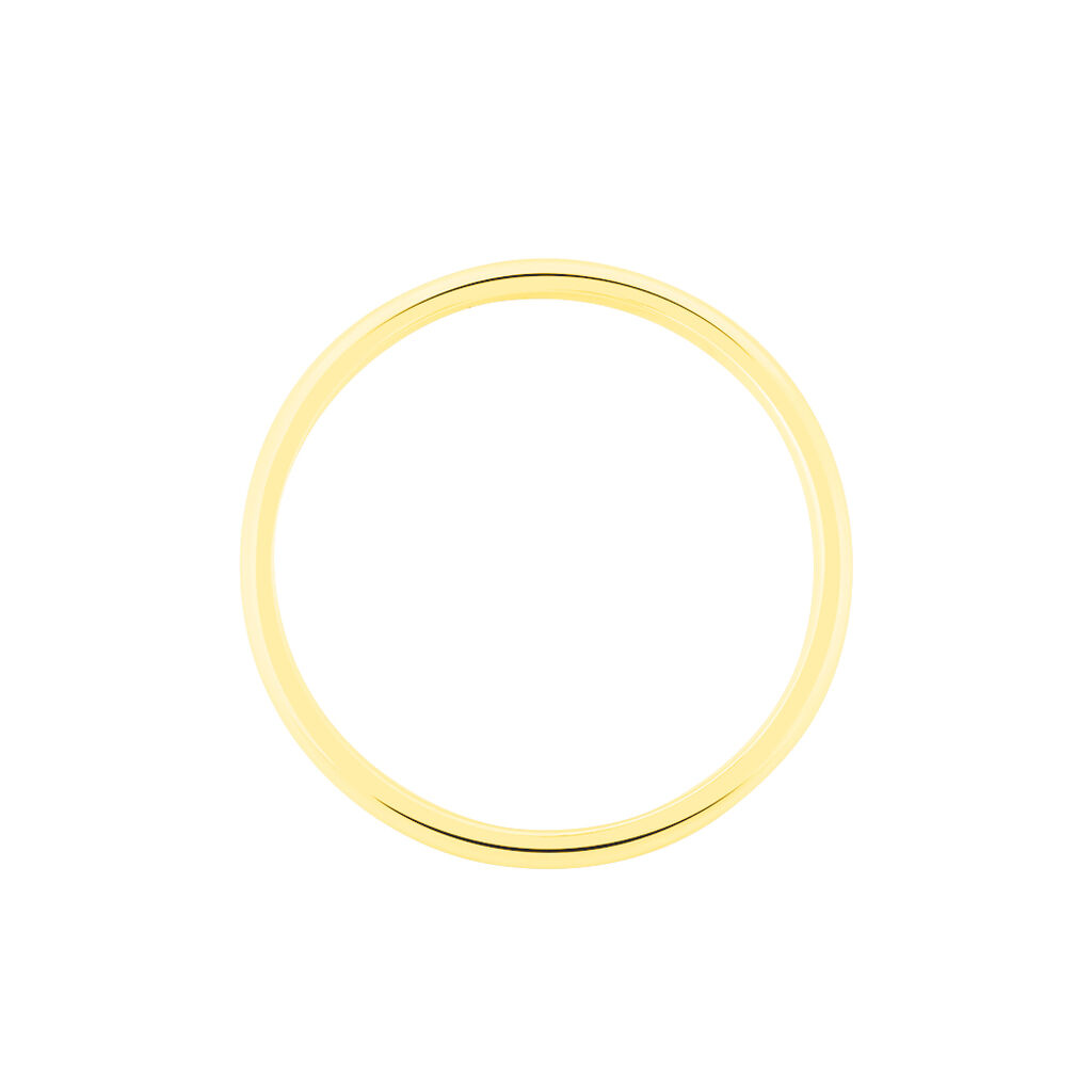 Alliance Aphroditia Demi Jonc Bombe Or Jaune