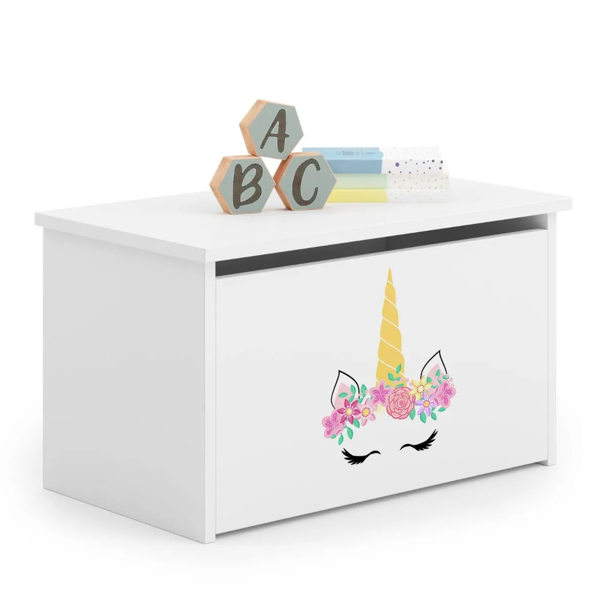 Kobi Coffre à jouets Daria - Licorne
