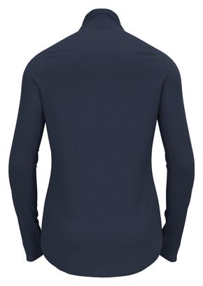 Polaire Thermique Zippé Odlo Berra Bleu Femme