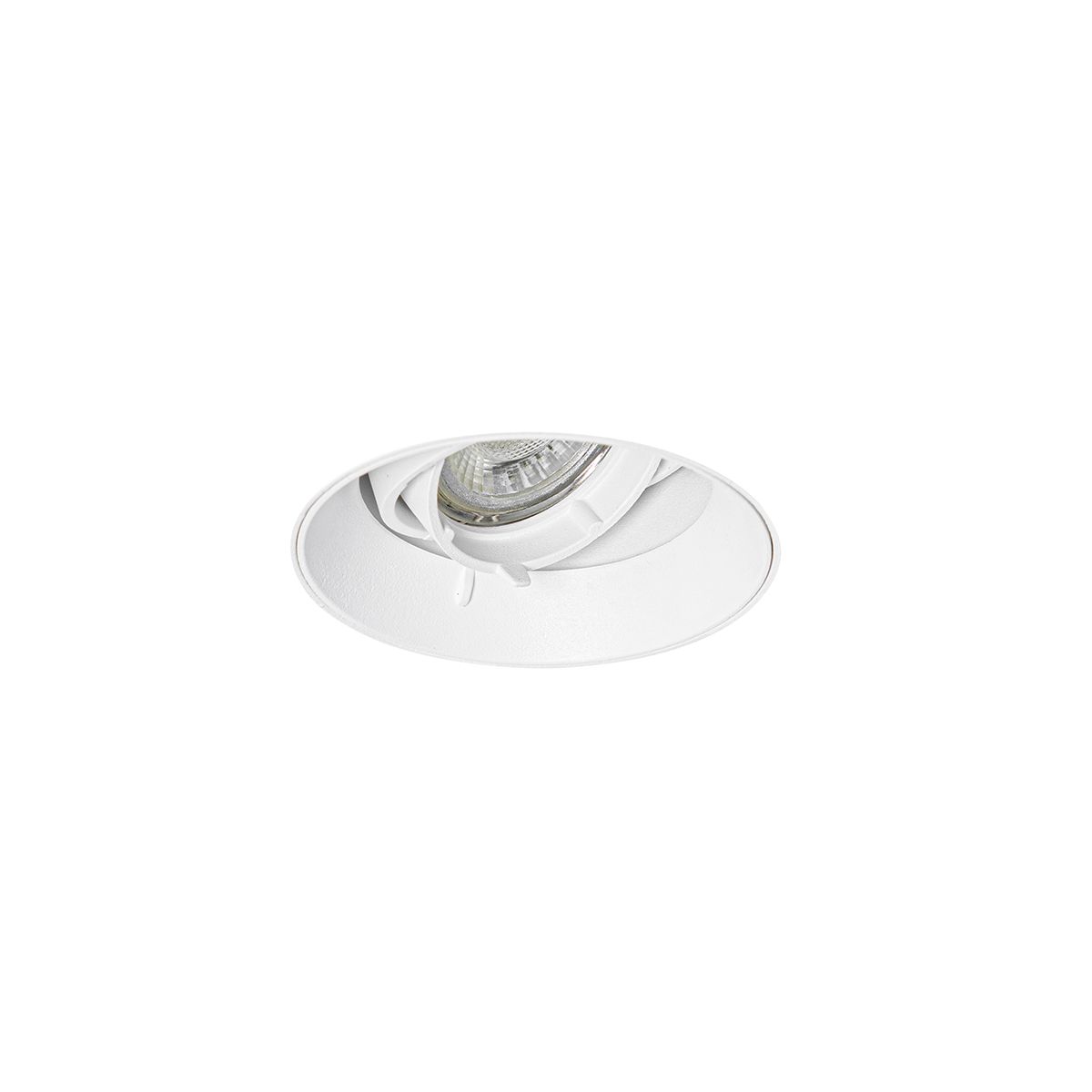 Set van 6 Moderne inbouwspot wit GU10 rond trimless - Oneon