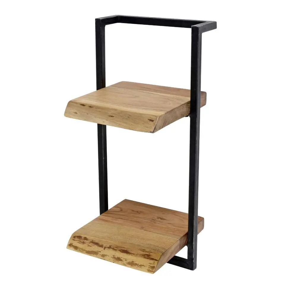 Fraaai - Woody metaal wandplank 30x65 cm