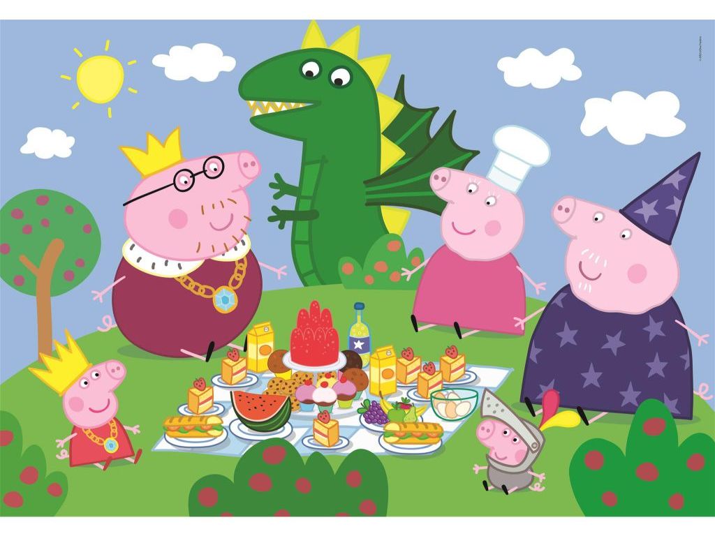 PUZZLE PORQUINHA PEPPA CLEMENTONI 2X20 PEÇAS
