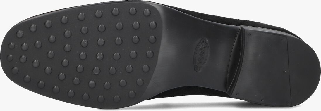 zwarte tod's loafers mocassino gomma 35l