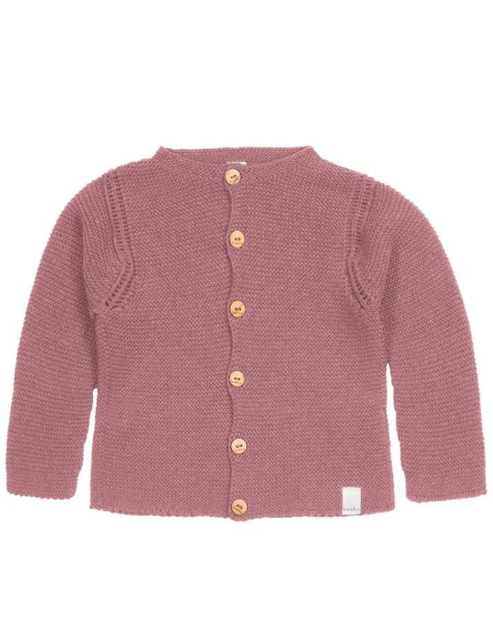 Strick-Cardigan LUC TOUJOURS in berry